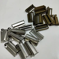 50 pcs lot silver metal buckle suspenders adjustment buckles craft sewing materialsclips garment accessories