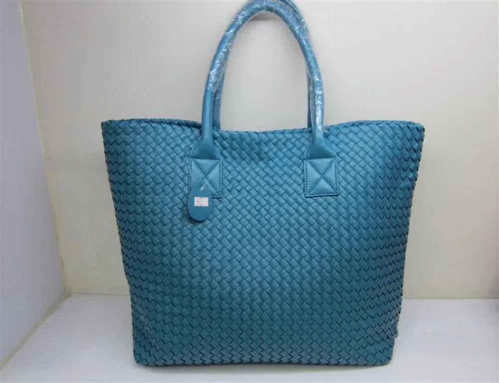 Новые модные женские сумки на плечо из искусственной кожи классический тканый