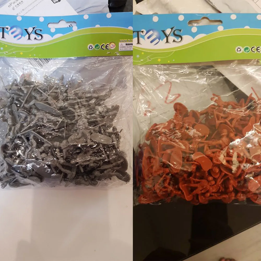 100 шт военный игровой набор пластиковые игрушки солдатики мужчины 3 8 см Фигурки