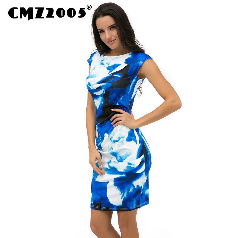 Новое облегающее платье с принтом женские летние платья женская одежда