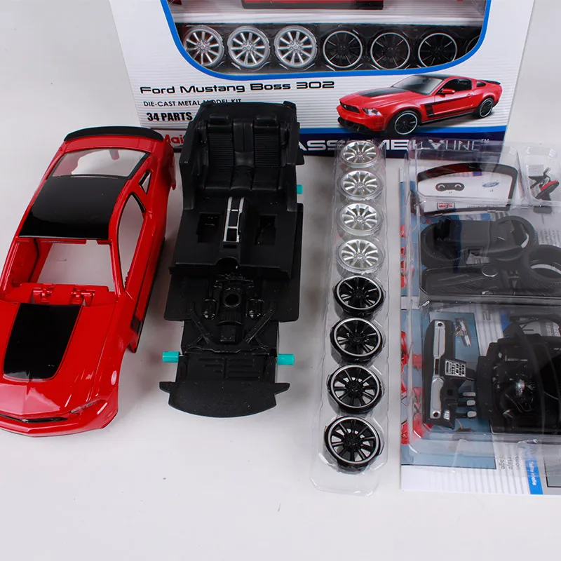 Maisto 1:24 ford mustang boss 302 Металл литая машинка сборный автомобиль модель аксессуары 39269