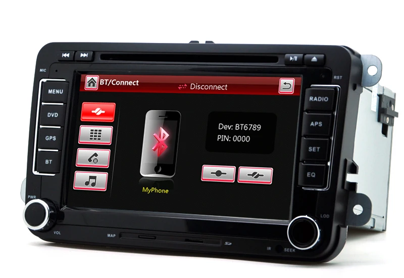 7 дюймовый GPS DVD с 3G WIFI для Skoda Fabia/ Superb VW Volkswagen Golf/5/6/7/ Passat B6/B7/CC / Touran/ Polo Tiguan/ Jetta |