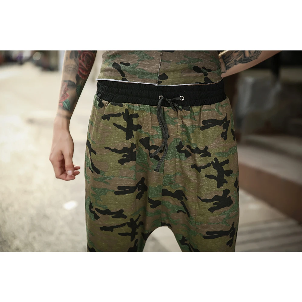 2018 г. Новая Осенняя уличная Для мужчин Штаны хлопковая камуфляжная s модные