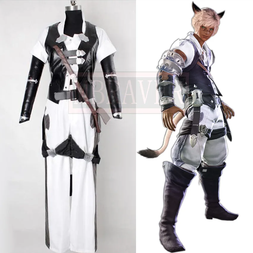 Final Fantasy XIV miqo-te, костюм для косплея, сделанный на заказ любого размера