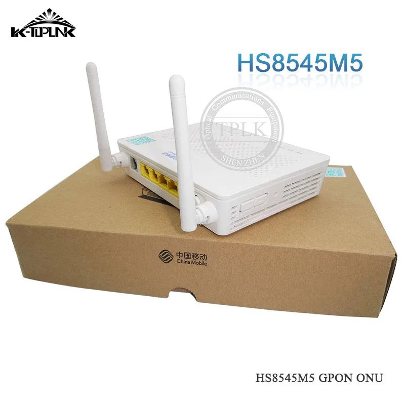 Оригинальный Новый Hua Wei HS8545M5 1GE + 3FE 1 телефон 1USB 2 антенны FTTO GPON ONU с 4G Wifi