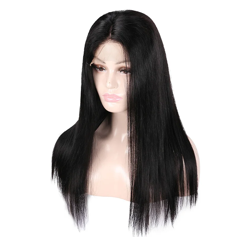 Парики из натуральных волос Remy beauty On Line перуанские прямые фронтальные парики с