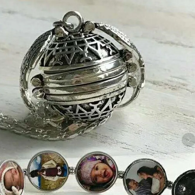 Doreen Box винтажный волшебный Фото Кулон память плавающий медальон ожерелье для