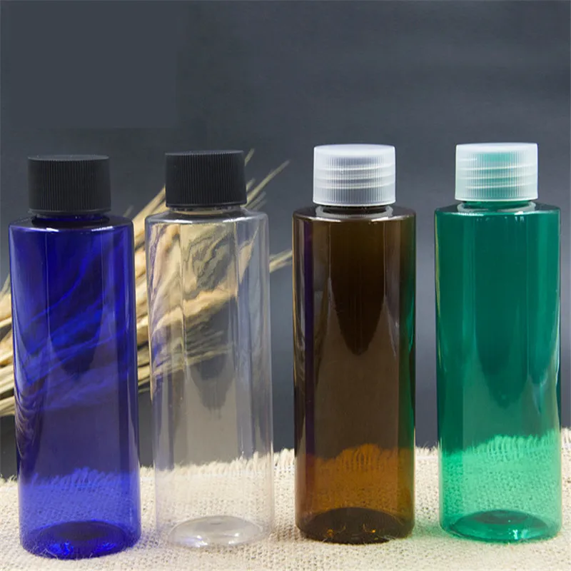 

24ps 4oz 120ml лосьон, многоразовый флакон с винтовым зажимом Кепки высокое качество, пустой, путешествия,
