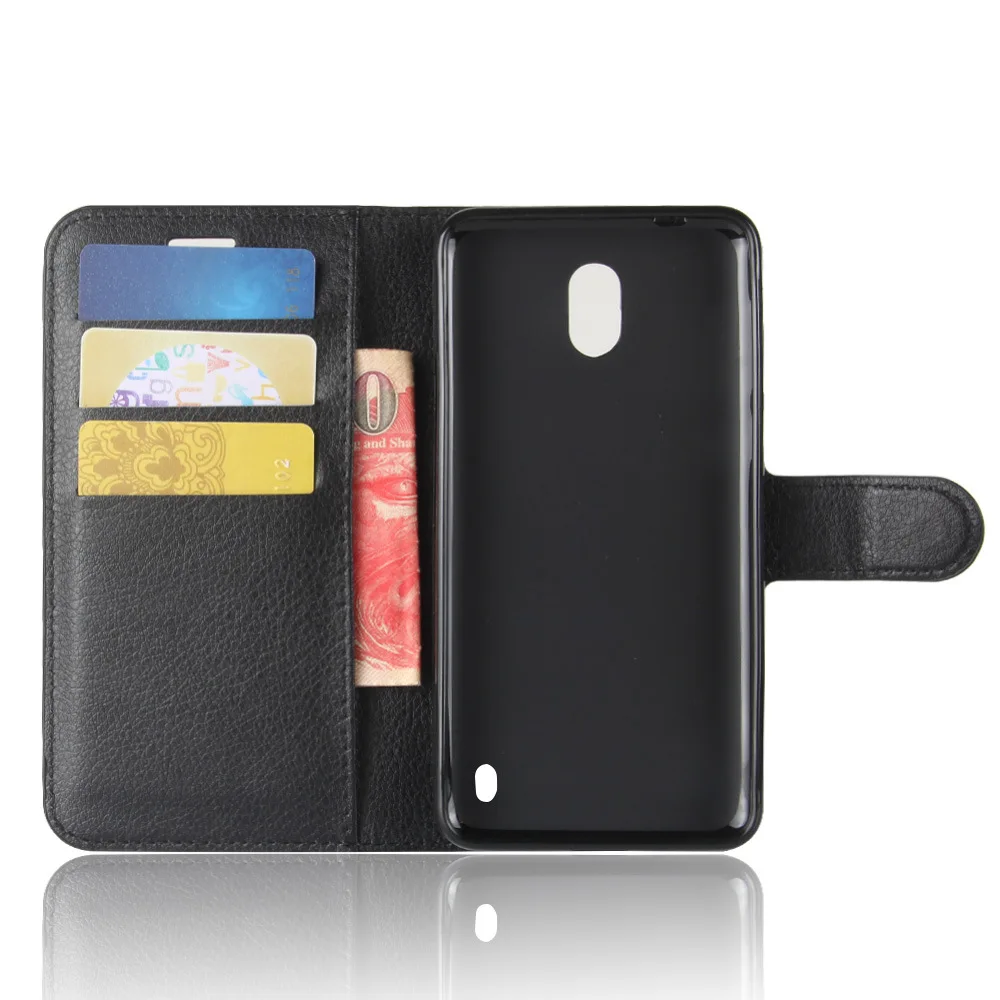 Новый чехол для Nokia 2 откидной Чехол из искусственной кожи Стильный бумажник с