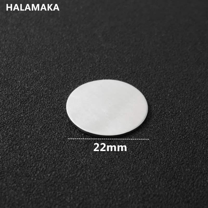 Пустые диски из нержавеющей стали с эффектом потертости 22 мм аксессуары для