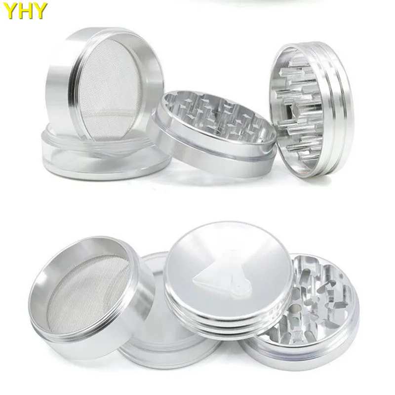 4 шт. металлическая травяная шлифовальная машина с прозрачной нижней крышкой