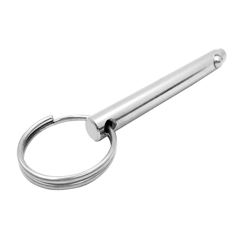 

1 Piece 8x76mm Quick Release Ball Pin 5/16 inch Dia 316 Stainless Steel for Boat Bimini Deck HingeTop Pins Marine Hardware