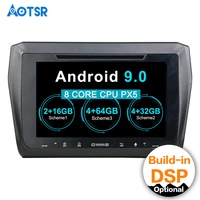 aotsr android 9 0 gps navigation car dvd player for suzuki swift 2018 multimedia radio recorder 2 din stereo dsp 4g32g 4g64g