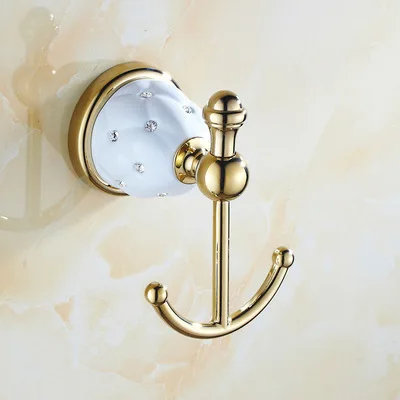 Роскошный хрустальный Золотой держатель для ванной комнаты бумажных полотенец