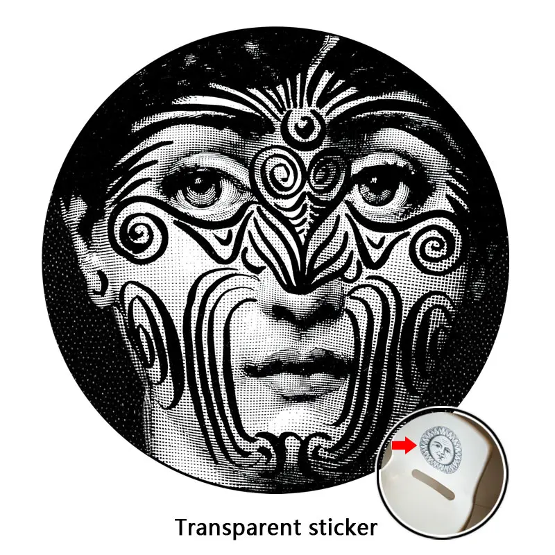 NO.29-56 дизайнер Fornasetti обои такие же, как прозрачные наклейки для украшения гостиной 1 шт - Цвет: 36