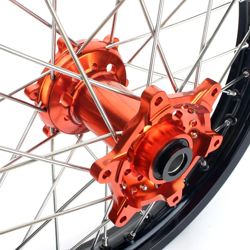 BIKINGBOY 21*1 6 18*2 15 MX Передние Задние колесные диски концентраторы для KTM SX 125 150 250 13 14 F