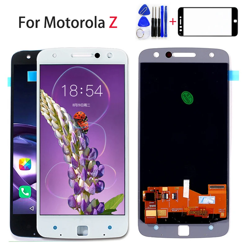 ЖК-дисплей для Motorola MOTO Z Droid Edition XLTE XT1650 XT1650-03, сенсорный экран, дигитайзер, сенсор в сборе 2560*1440, бесплатные инструменты