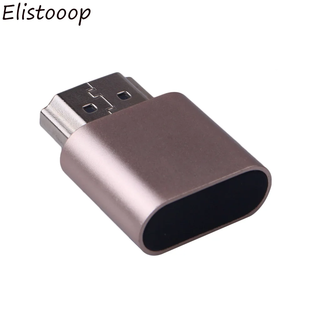 Elitooop VGA адаптер виртуального дисплея HDMI 1 4 DDC EDID пустышка без головы призрак