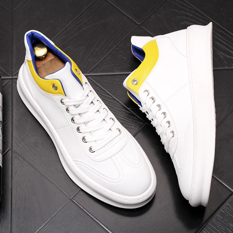 Stephoes/мужские модные повседневные ботильоны Сезон весна осень Высокие кроссовки