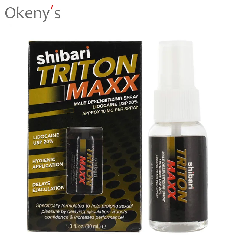 30 мл Shibari Triton MAXX улучшенная Формула Мужской спрей задержки большой пенис смазка