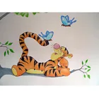 Алмазная 5D картина мультяшный Тигр, полноразмернаякруглая вышивка крестиком, мозаика для домашнего декора, подарок