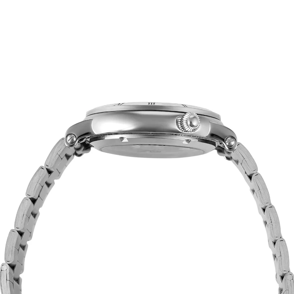 Мужские уникальные наручные часы-скелетоны из нержавеющей стали с