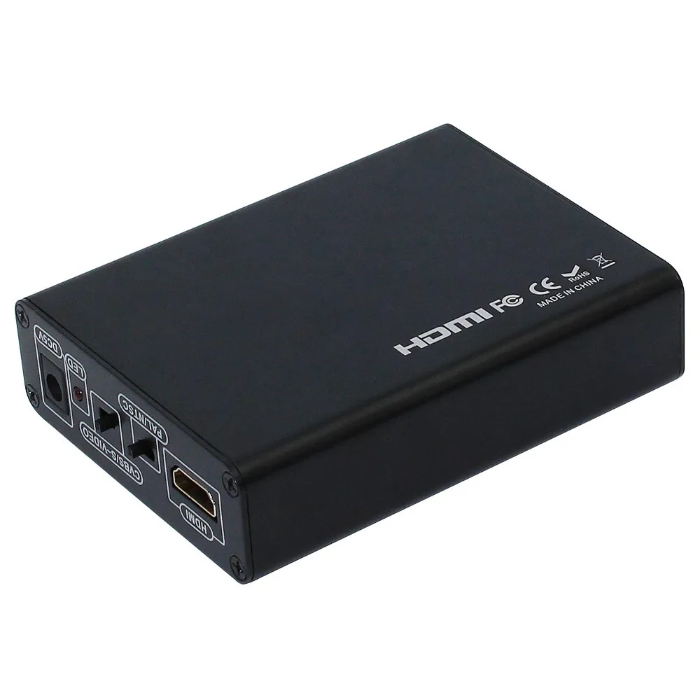 5 шт. HDMI для RCA AV+ S VIDEO R/L аудио конвертер адаптер HDMI2AV 1080 P HD видео конвертер коробка Высокое разрешение мультимедиа Интерфейс