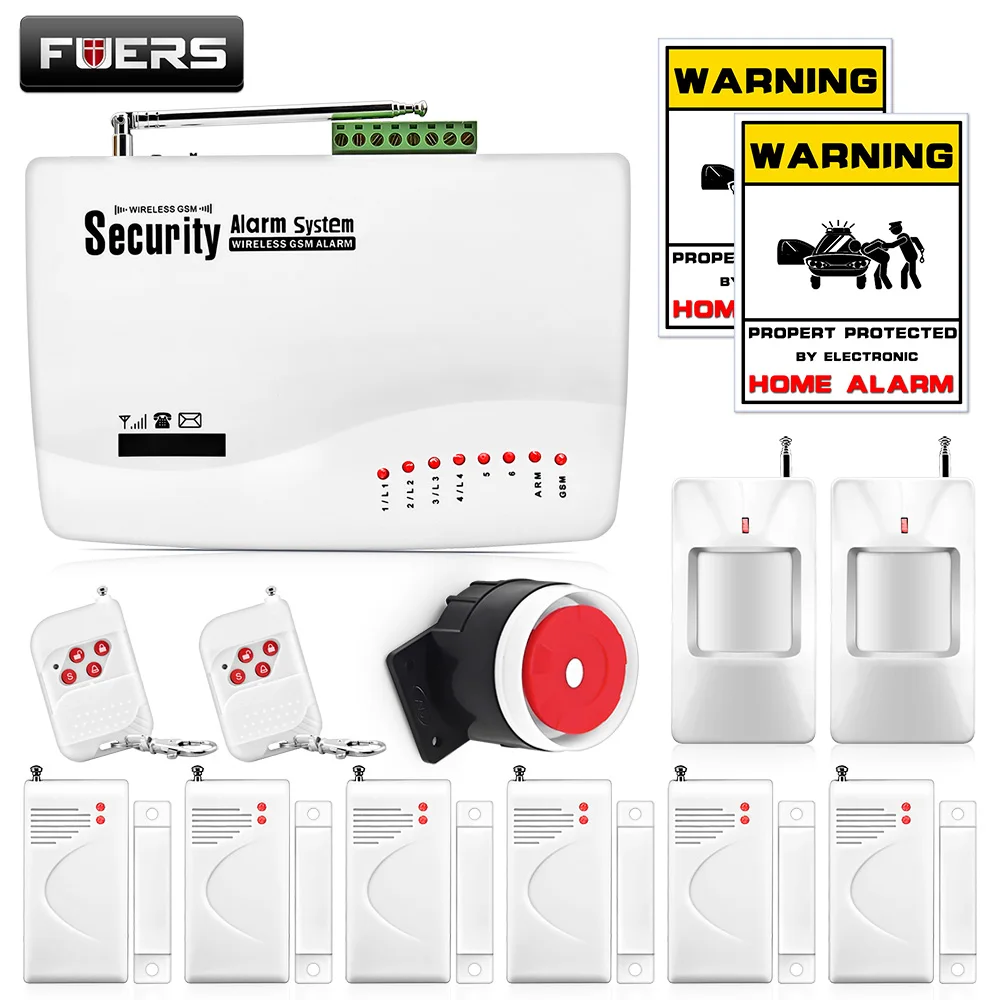 Беспроводной GSM охранная сигнализация с двойной антенной для дома/Датчик двери