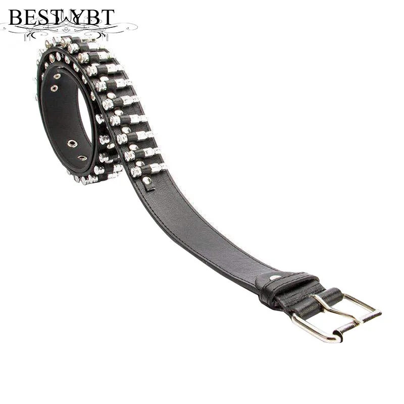 Ремень YBT мужской из искусственной кожи с металлической пряжкой | Аксессуары для