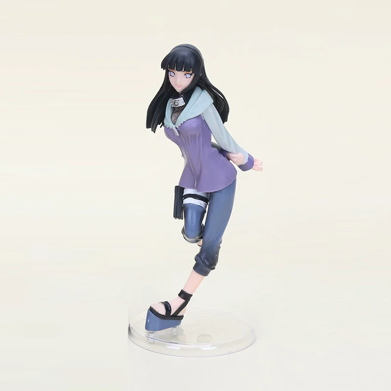 Hinata 19cm bag Драгоценный камень Наруто Shippuden фигурка Наруто Хьюга Хината Hyuga мягко шаг близнец Львы кулак Jiraiya Minato Saruka ПВХ Модель игрушки - Цвет: Hinata 19cm bag