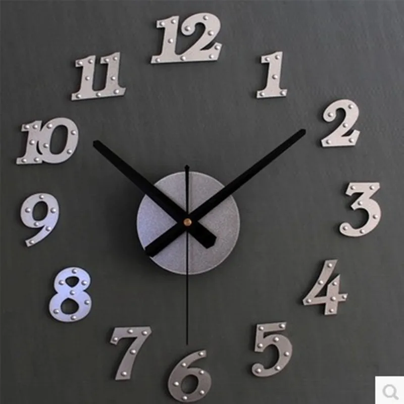 Настенные часы Saat Reloj обои Saati Horloge самоклеющиеся цифровые настенные de pared клок