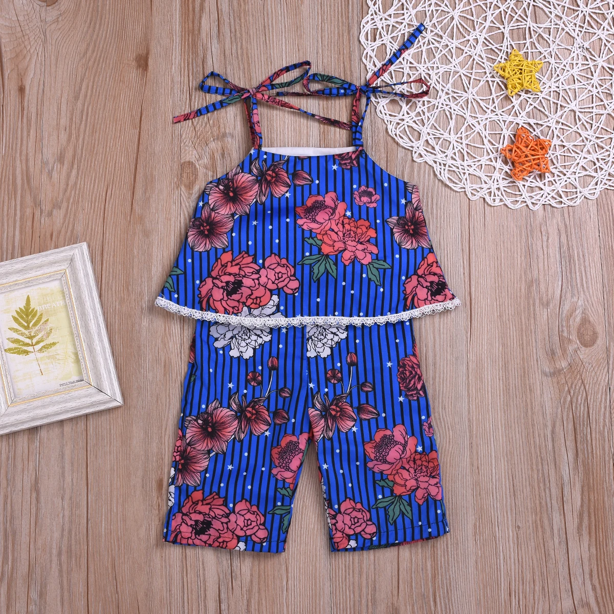 Одежда для малышей одежда с цветочным принтом маленьких девочек топы без рукавов