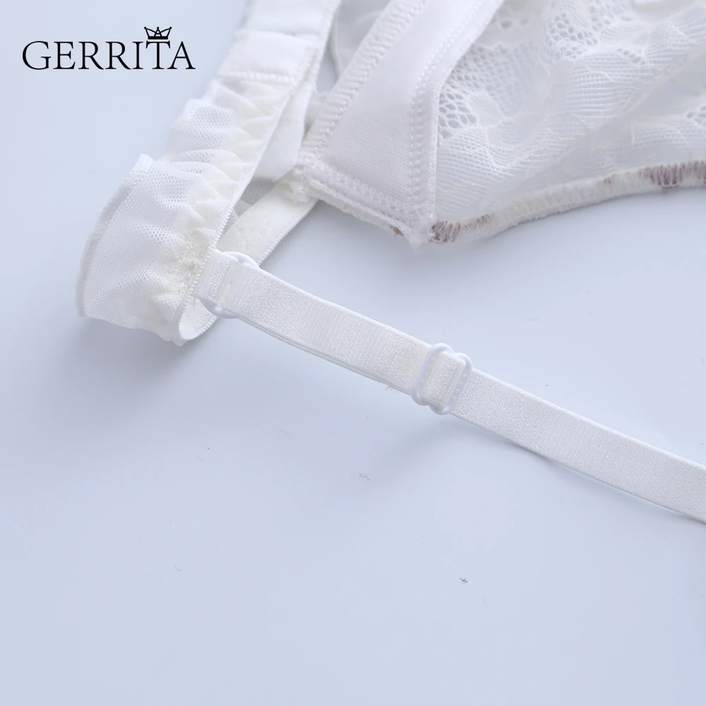 Сексуальные кружевные женские комплекты нижнего белья GERRITA нижнее белье без