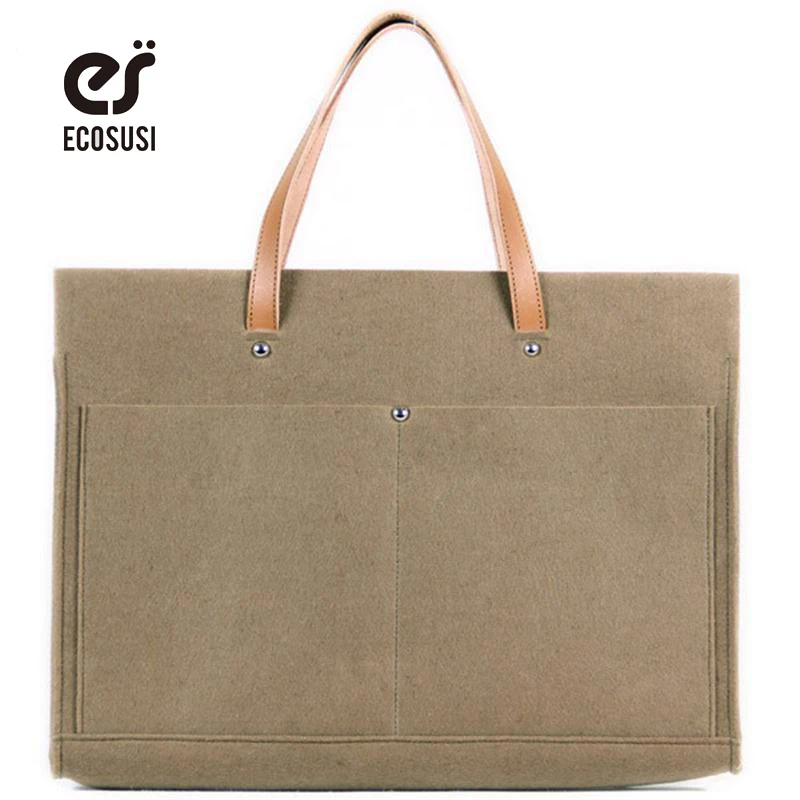 Женская сумка для ноутбука ECOSUSI Большая вместительная 15 5 дюймов из