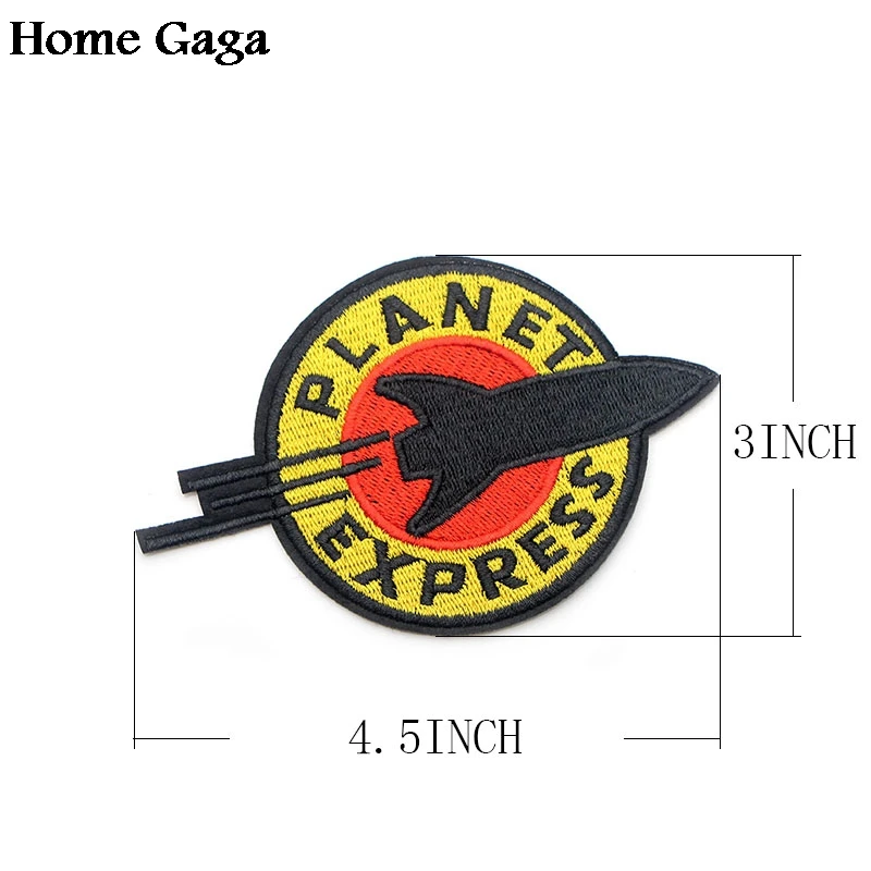 Homegaga Futurama аппликационные заплатки Сделай Сам Утюг на para обуви джинсовая сумка рубашка одежда Джерси наклейки в стиле панк вышитые значки D1190