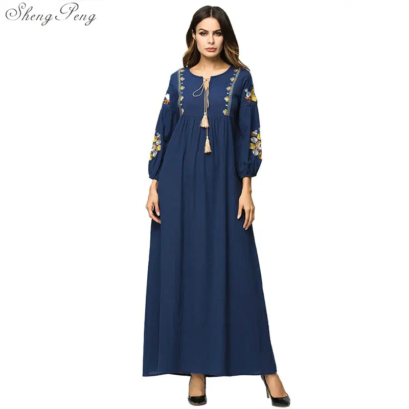 Женские длинные платья Abaya модная женская одежда в мусульманском стиле