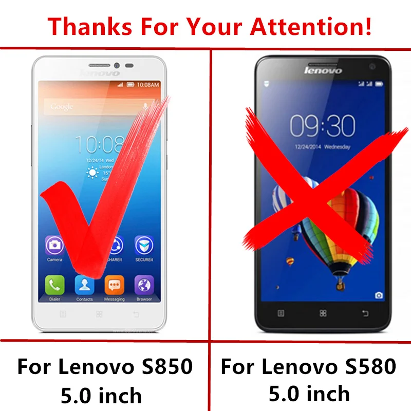 2 шт для стекла lenovo S850, закаленное стекло для lenovo S850, Защита экрана для lenovo S 850, защитная пленка S850T Wolfsay