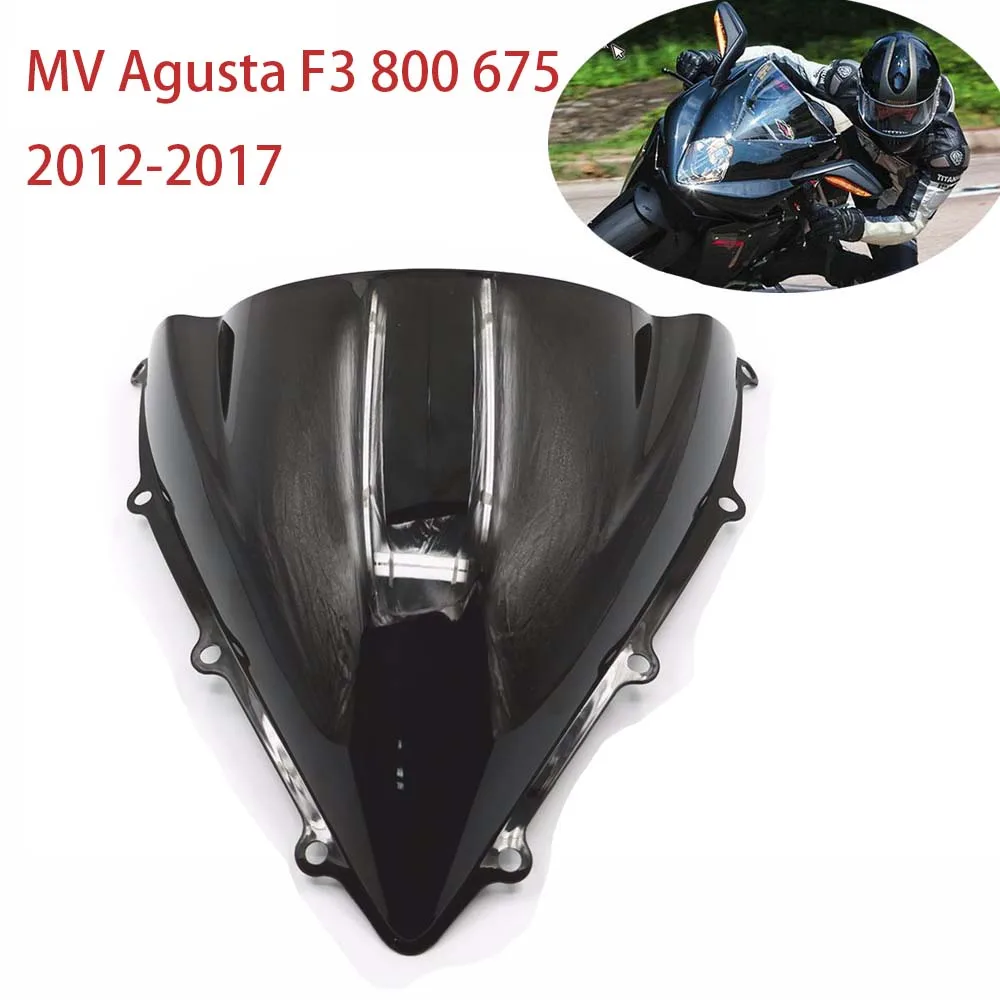 ABS ветер дефлекторы экран окно лобовое стекло ветровое стекло для MV Agusta F3 800 675 черный прозрачный 2012 2013
