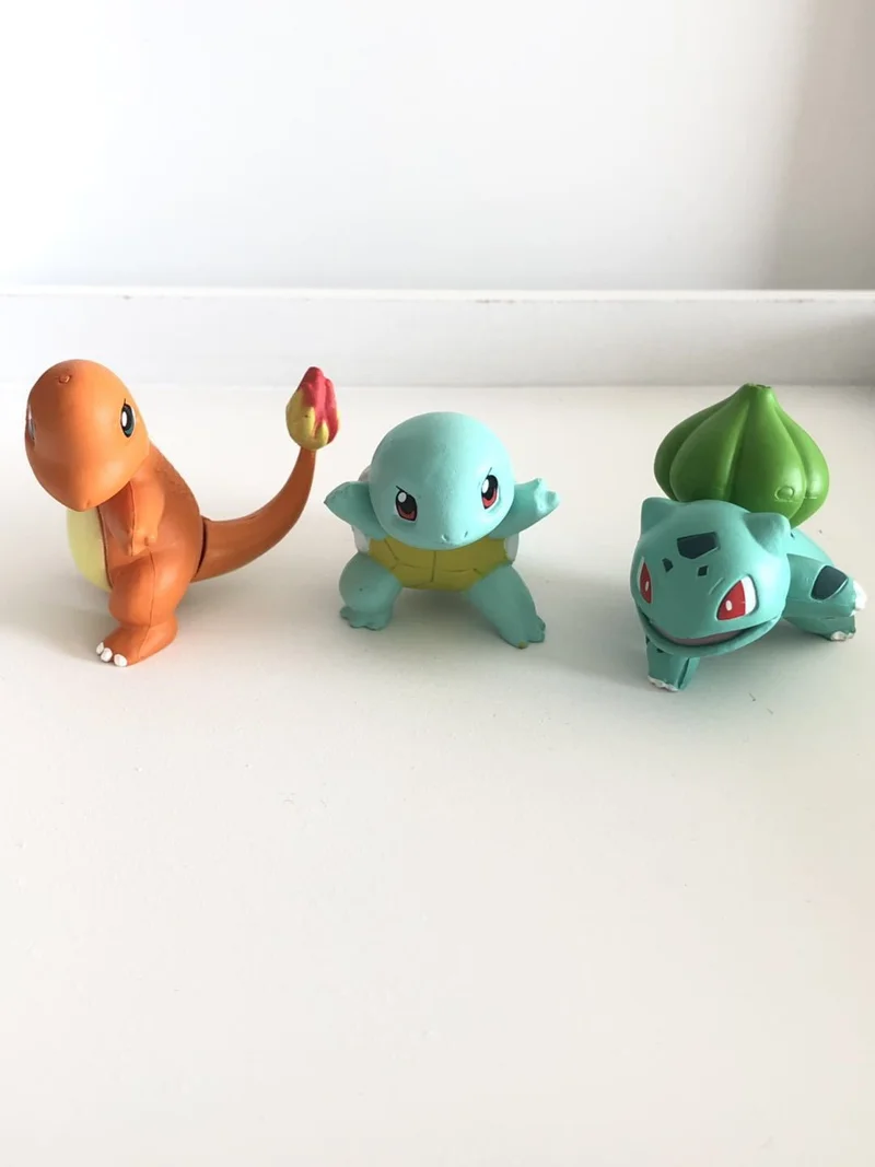 Аниме Pika фигурку 8 см 2th японских мультфильмов Коллекция украшения торта игрушечный Покемон фигурка, Подарочные игрушки для детей