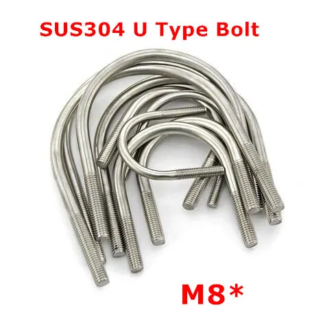 

Винтовой хомут из нержавеющей стали M8 304, 6 шт.