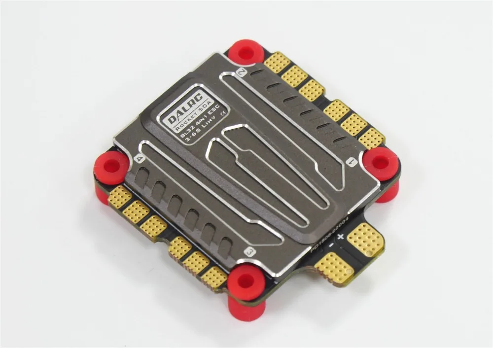 DALRC Rocket 50A 4 в 1 ESC 3S 6S blheli _ 32 поддержка Dshot1200 Multishot Brushless & F722 DUAL Flight controller|Детали и