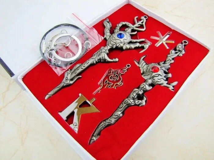 Японское аниме Проект K Исана Яширо ятогами Куро Неко цепочки для ключей