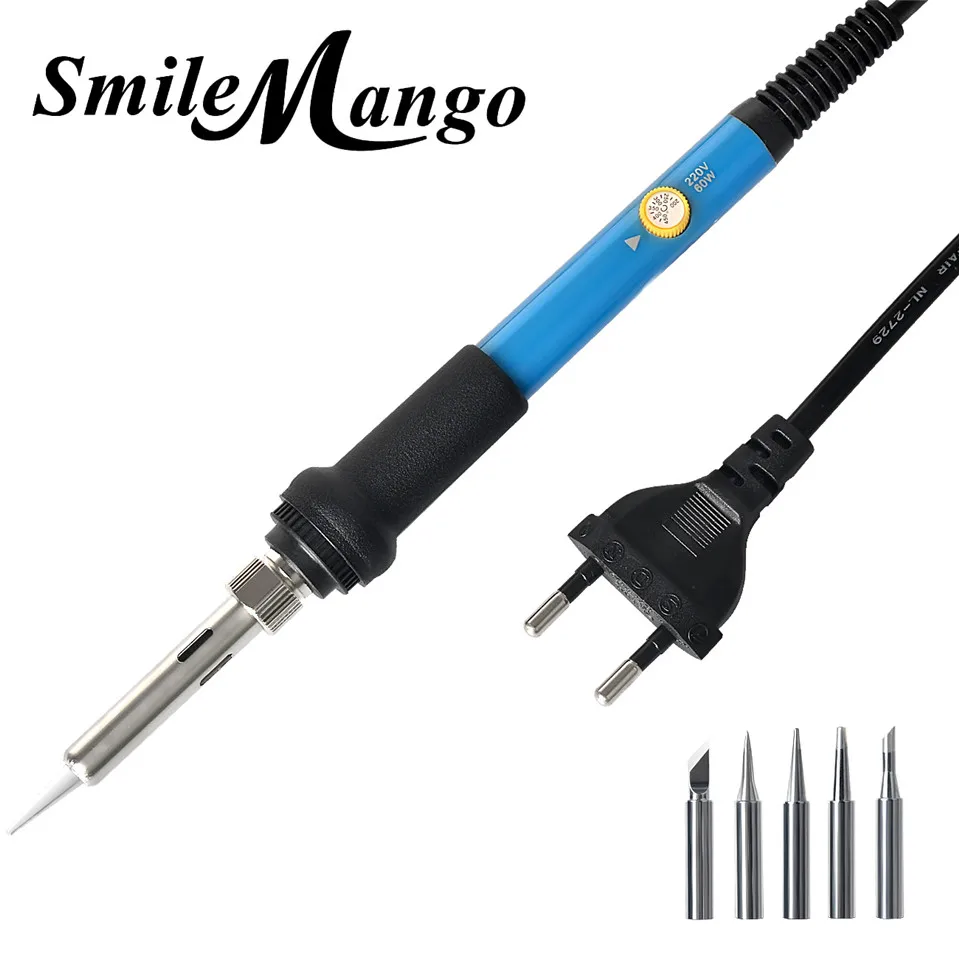 Электрический паяльник 110 В/220 В переменного тока с температурой 200 450 60 Вт +