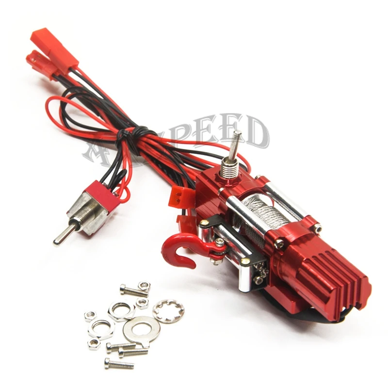 AXSPEED 1: 10 RC Гусеничный Металлический Стальной проводной блок управления лебедкой #