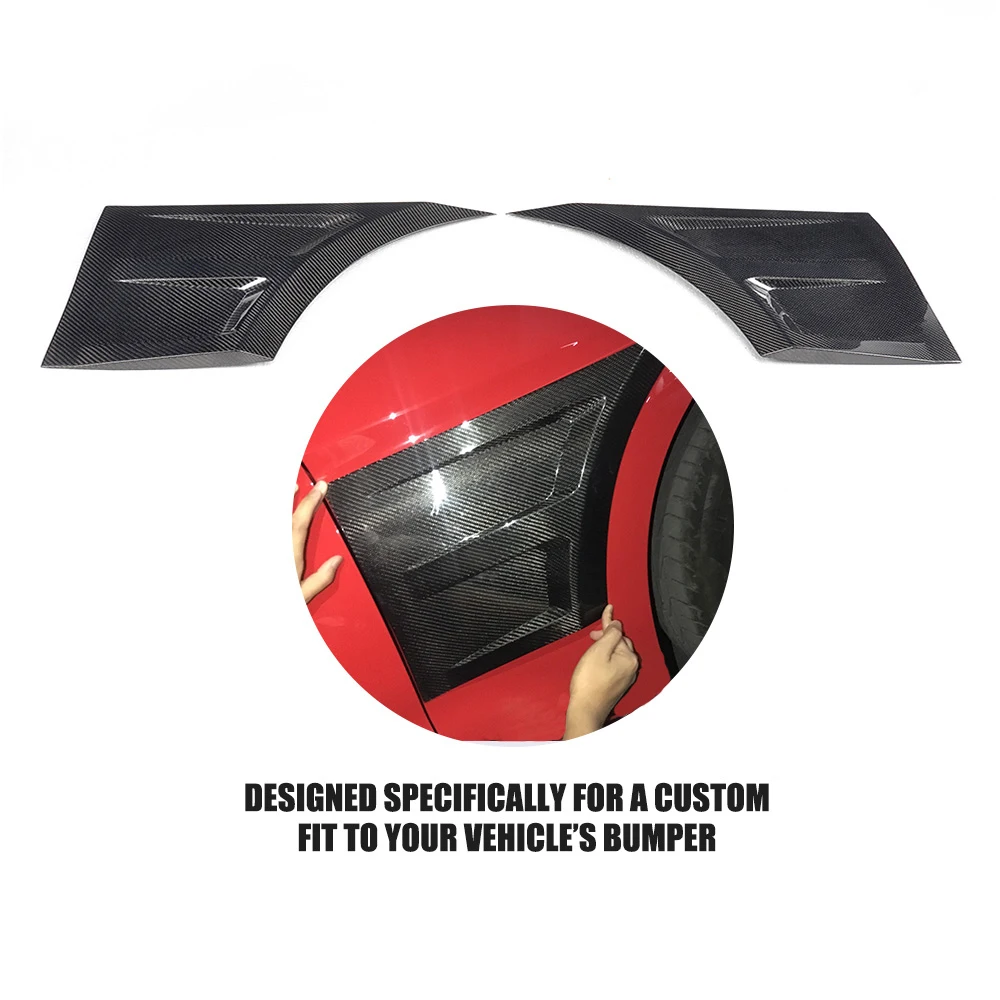 2 шт. декоративные накладки для Ford Mustang Coupe Door 2015 2016 2017|fiber fender|ford fender trimmustang vent |