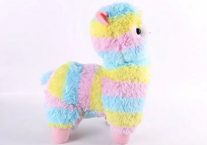 1 шт. 35 см Радуга Альпака плюшевые игрушки куклы для детей японский Alpacasso мягкий хлопок детские Brinquedos животные детские рождественские подарки
