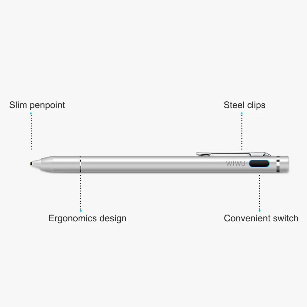 WIWU стилус для iPad Pro 9,7 10,5 12,9 дюймов для Apple карандаш, стилус, ручка для емкостного экрана Универсальный стилус для сенсорного экрана