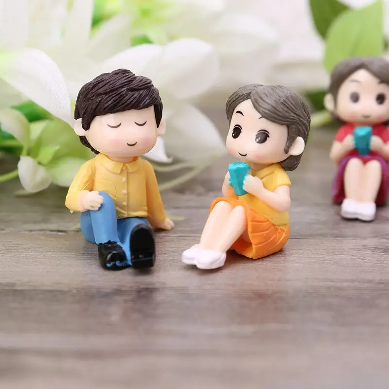 2 предмета в комплекте красивые влюбленной парой Свадебные украшения дома и сада