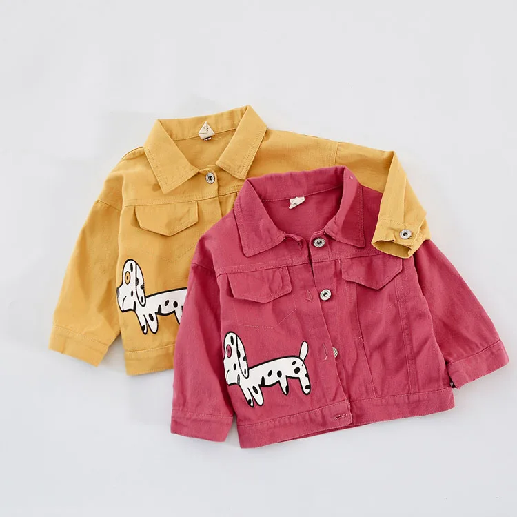 Куртка для девочек с длинными рукавами милая Осенняя верхняя одежда