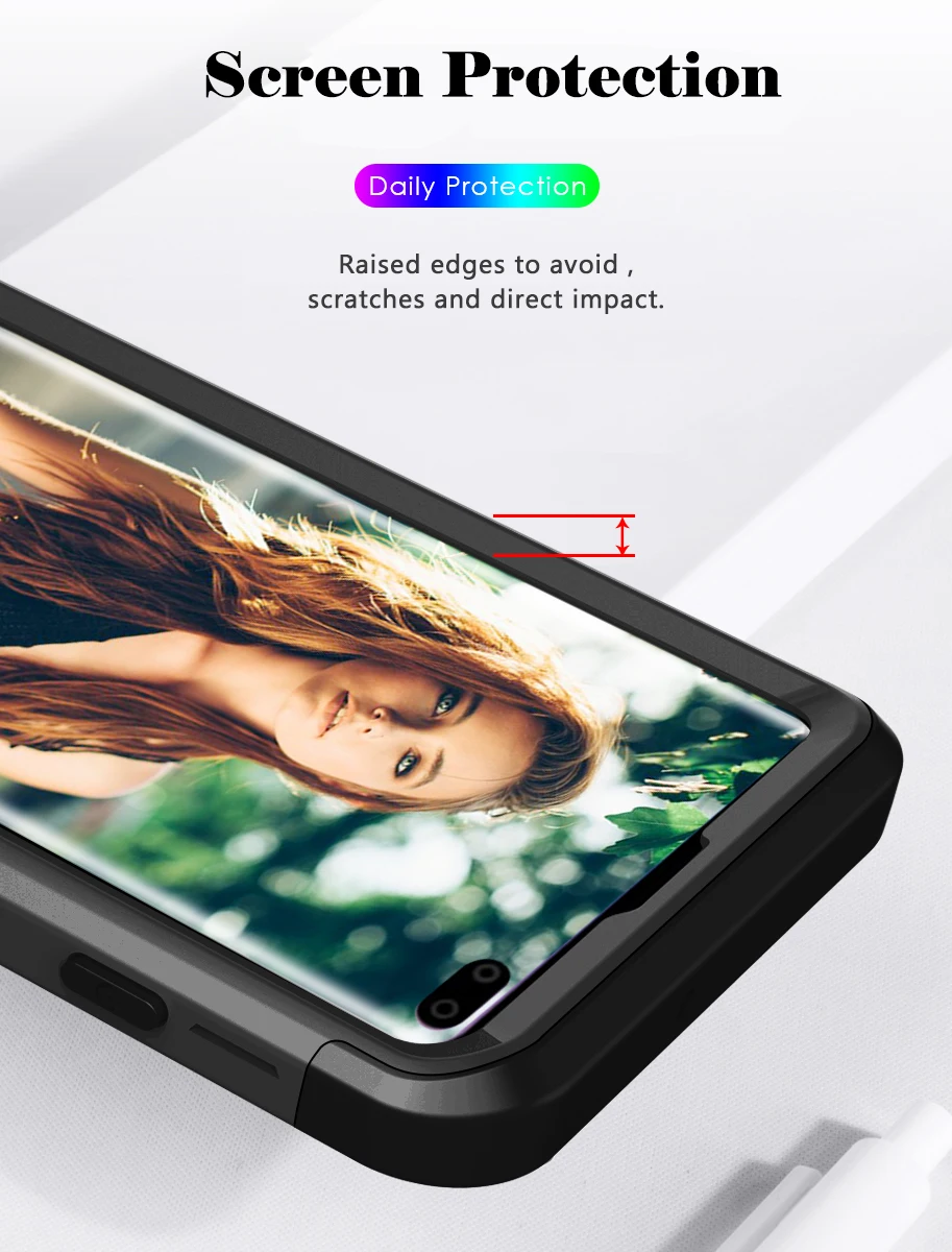 Для samsung Galaxy S10 S9 S8 Plus Note 9 Защитный чехол, LUPHIE противоударный 3 Слои Мягкий Силиконовый прочный защитный чехол Duty чехол для телефона